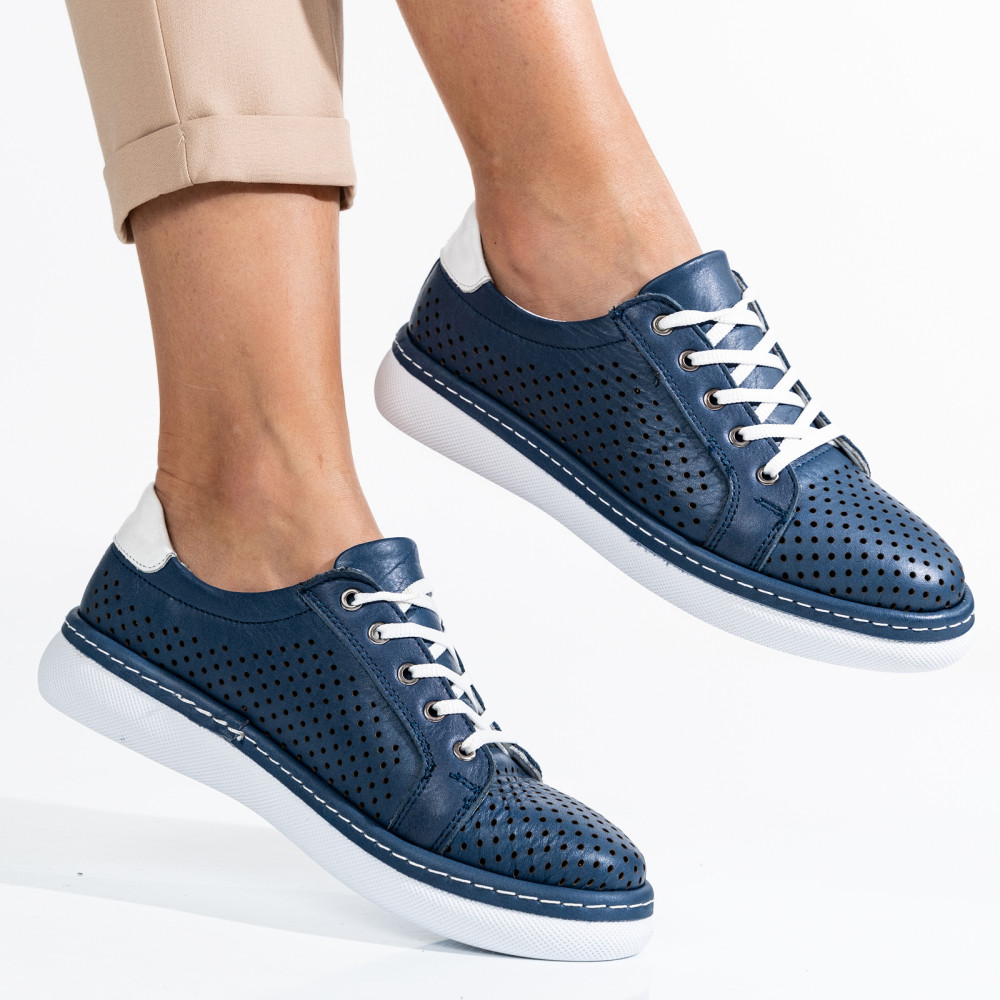 PANTOFI SPORT BLEUMARIN PIELE NATURALA ASPKD003