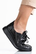 PANTOFI NEGRI PIELE NATURALA APCKD02
