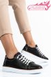 Pantofi sport negri piele naturala apckd23145