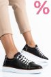 Pantofi sport negri piele naturala apckd23145