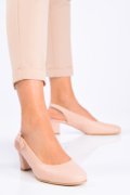 PANTOFI ROZ PIELE NATURALA 1PC462