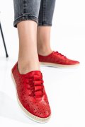 PANTOFI ROSII PIELE NATURALA APCKE02