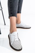 PANTOFI ALBI PIELE NATURALA APCK990