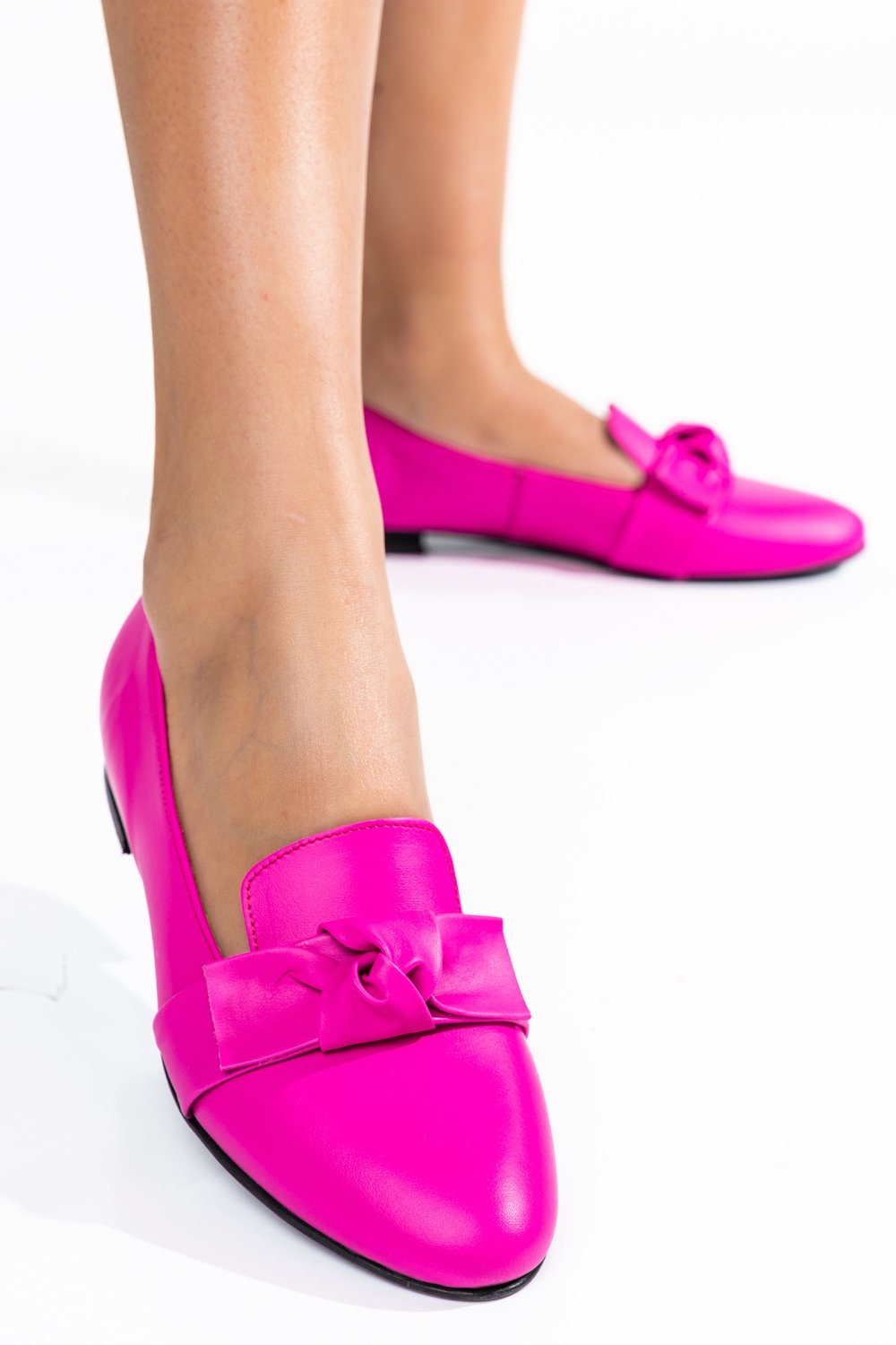 MOCASINI FUCHSIA PIELE NATURALA 4PC60