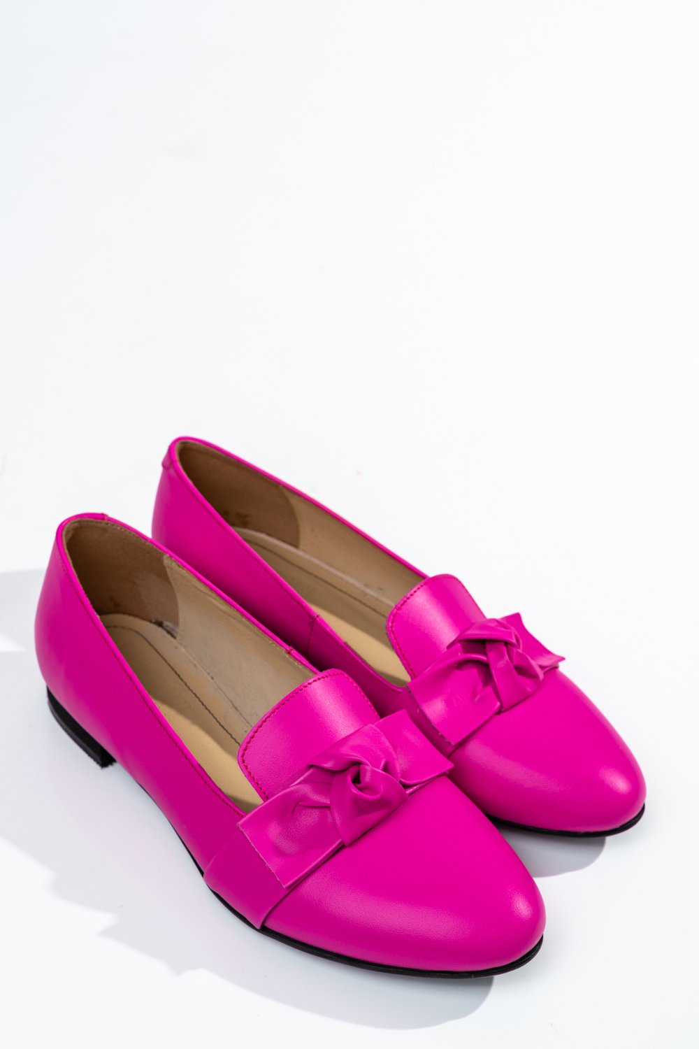 MOCASINI FUCHSIA PIELE NATURALA 4PC60