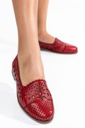 BALERINI ROSII PIELE NATURALA APCK2030