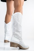 CIZME ALBE PIELE NATURALA 2S7721821NP