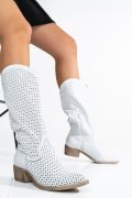 CIZME ALBE PIELE NATURALA 2S7721821NP