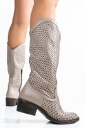 CIZME BEJ PIELE NATURALA 2S7721821NP