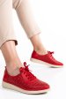 Pantofi sport rosii piele naturala apckd03