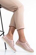 PANTOFI ROZ PIELE NATURALA APCKE02