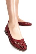 BALERINI ROSII PIELE NATURALA APCK2035