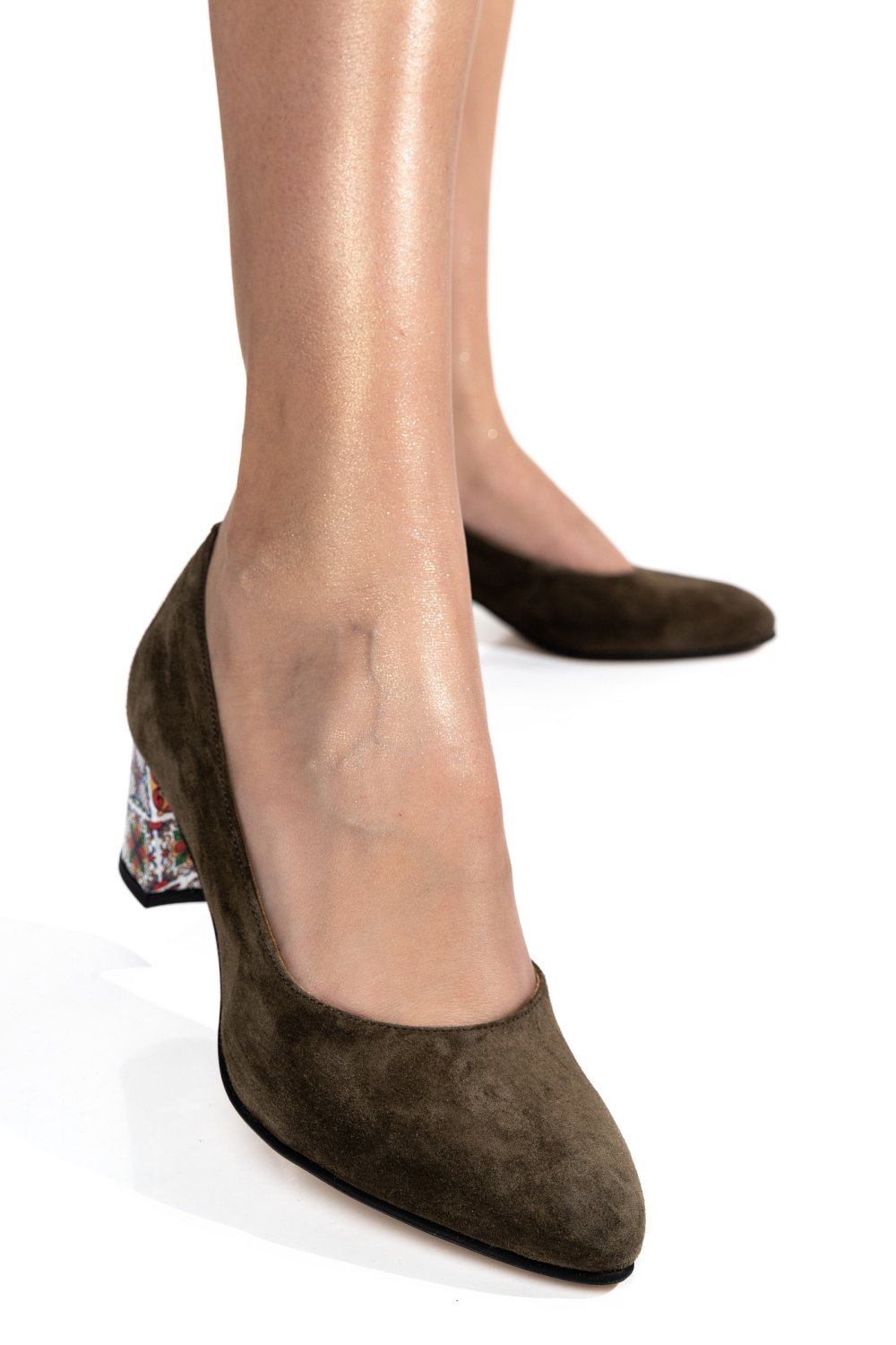 PANTOFI KHAKI COLOR PIELE NATURALA INTOARSA 1PC500