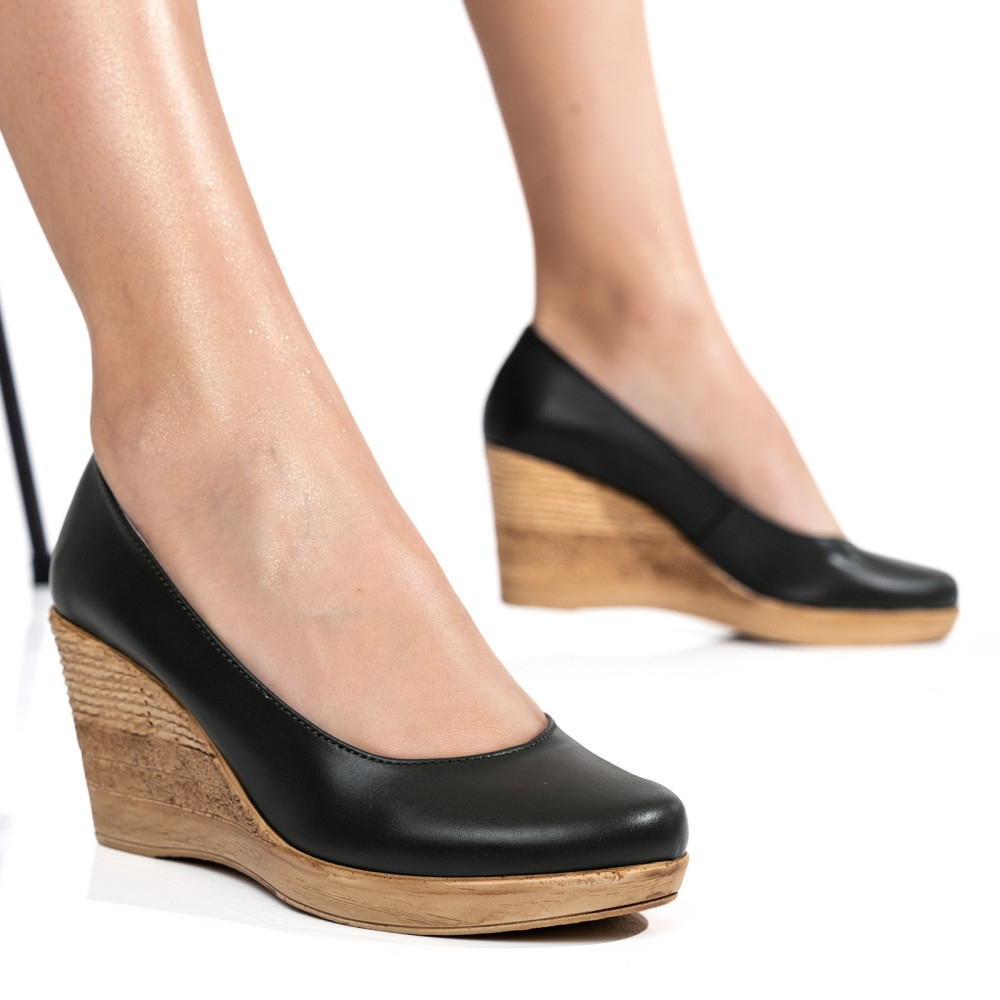 PANTOFI VERDE INCHIS PIELE NATURALA 1PC70