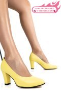 PANTOFI GALBENI PIELE NATURALA 1PC720