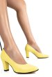 Pantofi galbeni piele naturala 1pc720