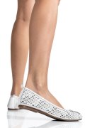 BALERINI ALBI PIELE NATURALA 1S770056