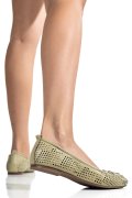 BALERINI OLIVE PIELE NATURALA 1S770056