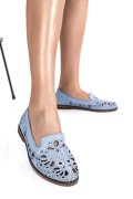 BALERINI BLEU PIELE NATURALA APCK2025
