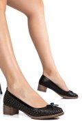 PANTOFI NEGRI PIELE NATURALA APCK505