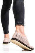 PANTOFI ROZ PIELE NATURALA APCK880