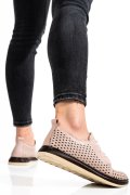 PANTOFI ROZ PIELE NATURALA APCK660
