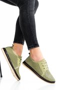 PANTOFI OLIVE PIELE NATURALA APCK880