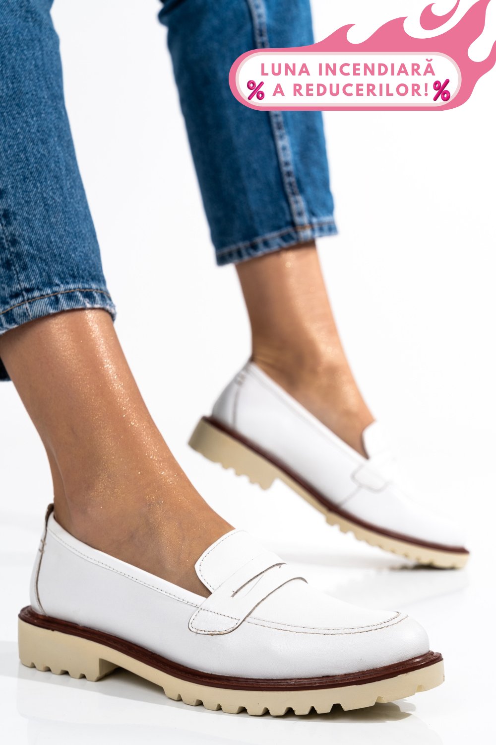MOCASINI DAMA PIELE NATURALA ALBI 8S77875