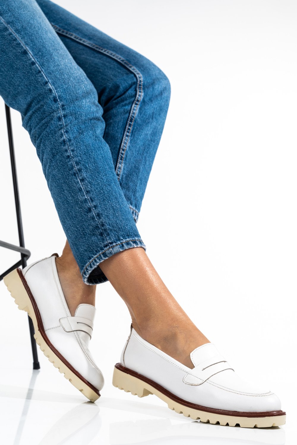 MOCASINI DAMA PIELE NATURALA ALBI 8S77875