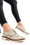 PANTOFI BEJ PIELE NATURALA 8S77877