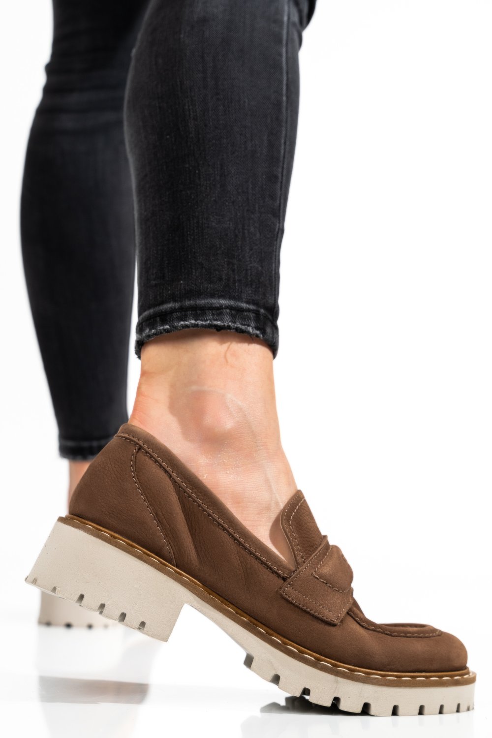 MOCASINI MARO PIELE NATURALA 4S777682-058
