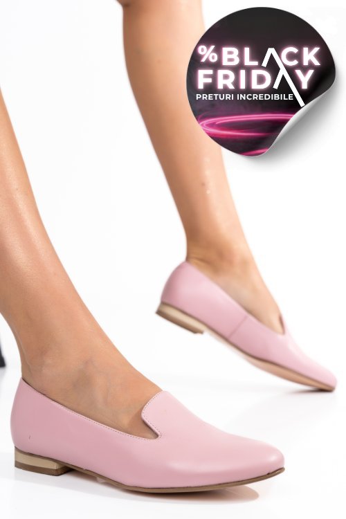 Balerini roz piele naturala 4s7765