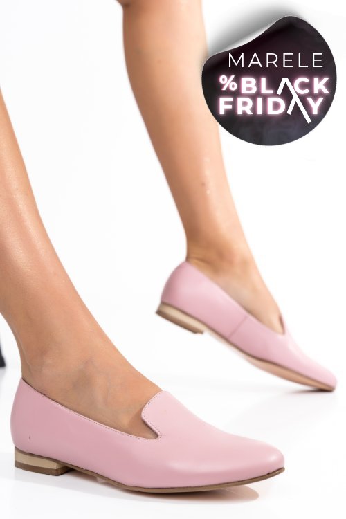 Balerini roz piele naturala 4s7765