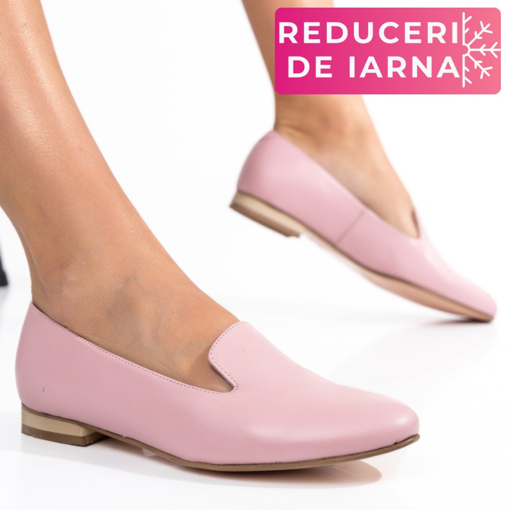 BALERINI ROZ PIELE NATURALA 4S7765