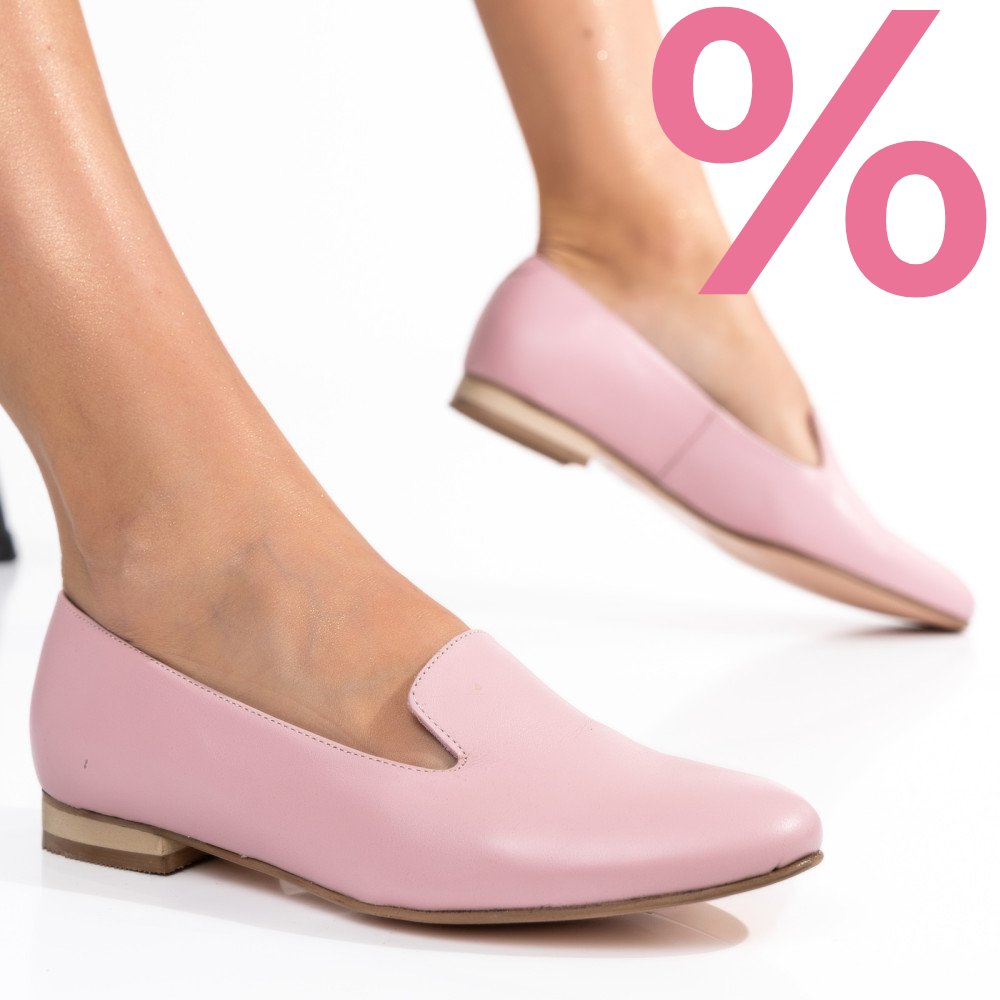 BALERINI ROZ PIELE NATURALA 4S7765