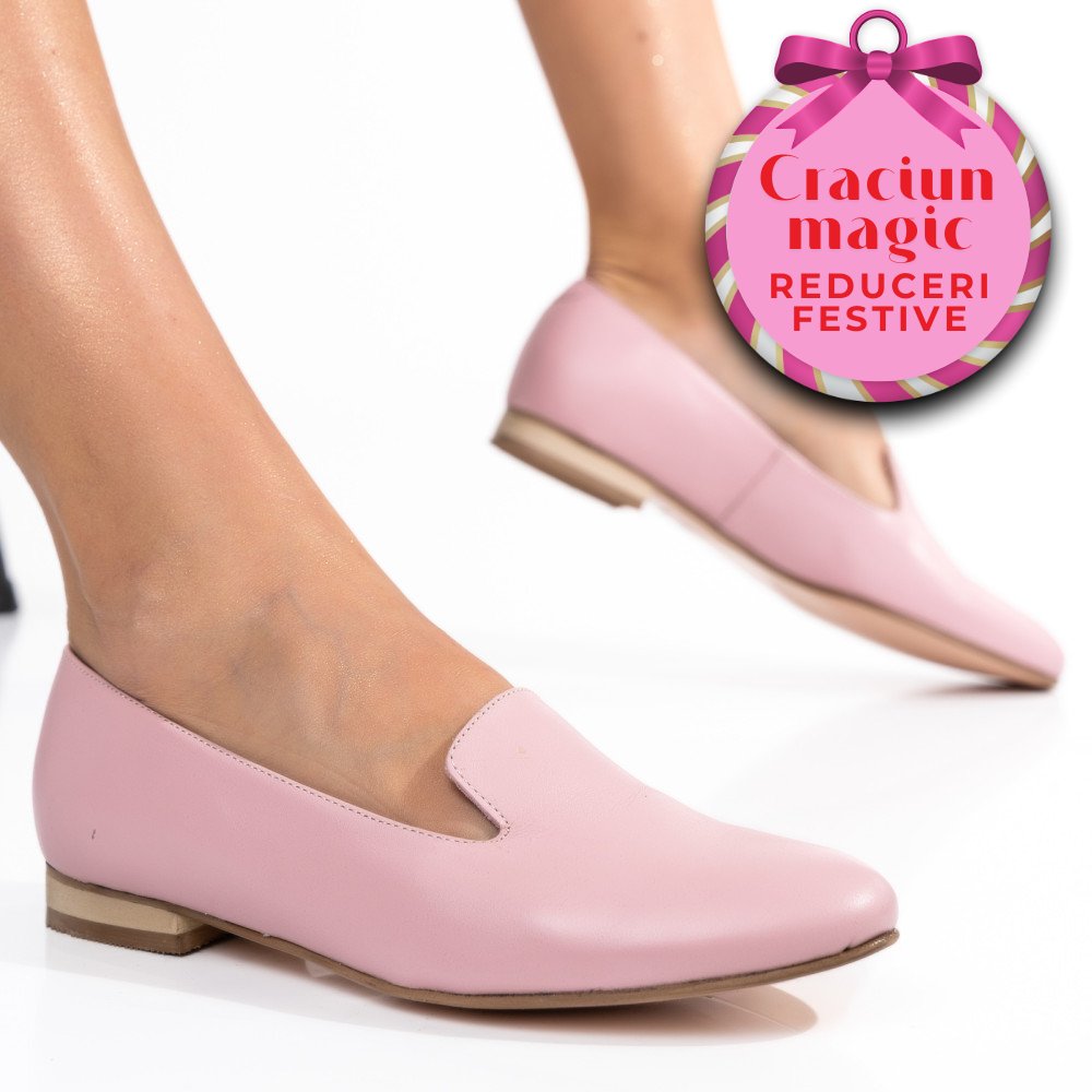 BALERINI ROZ PIELE NATURALA 4S7765
