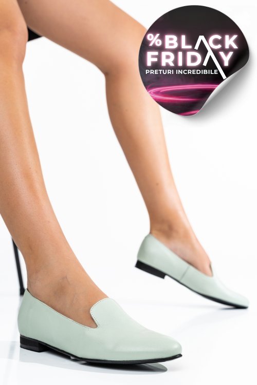 Balerini olive piele naturala 4s7765