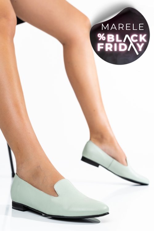 Balerini olive piele naturala 4s7765