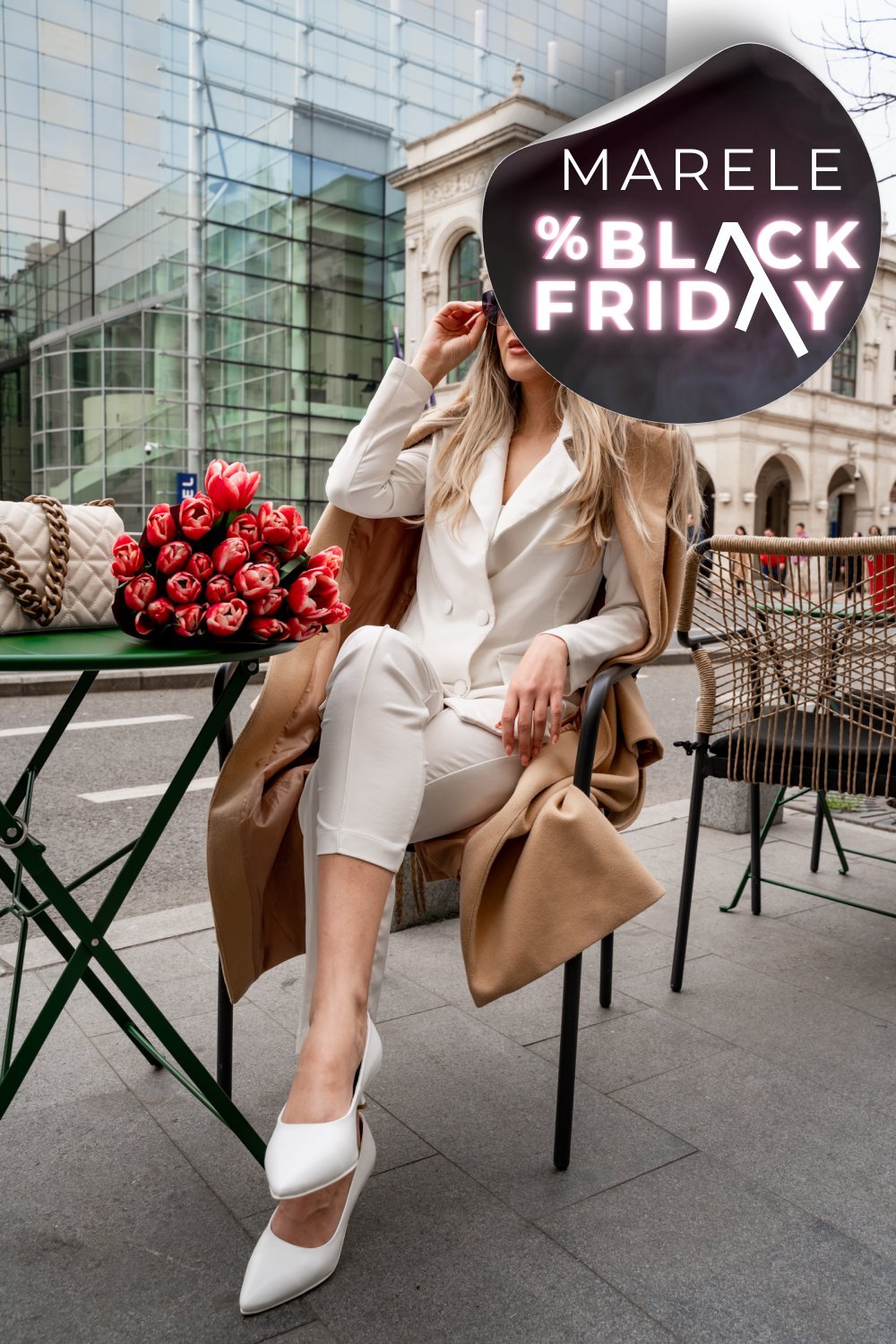 PANTOFI ALBI PIELE NATURALA 1PC300