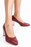 PANTOFI VISINIU GLITTER PIELE NATURALA 1PC600