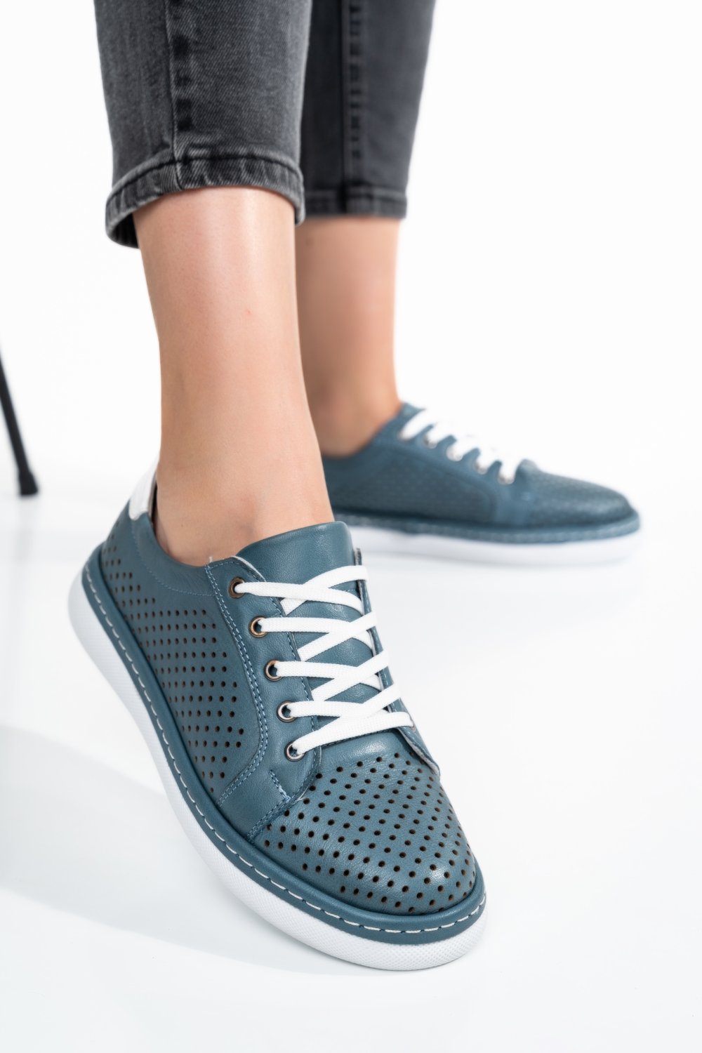 PANTOFI SPORT BLEU PIELE NATURALA ASPKD003