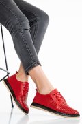 PANTOFI ROSII PIELE NATURALA APCK880
