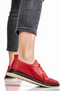 PANTOFI ROSII PIELE NATURALA APCK880