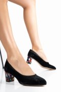 PANTOFI NEGRU PICASO PIELE NATURALA INTOARSA 1PC507