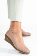 PANTOFI BEJ PIELE NATURALA 1S77084