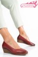 Pantofi bordo piele naturala 1s77084