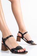 SANDALE FEMEI PIELE NATURALA NEGRE 1S770081