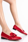 MOCASINI ROSII PIELE NATURALA 4PC60