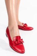 MOCASINI ROSII PIELE NATURALA 4PC60