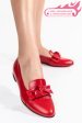 Mocasini rosii piele naturala 4pc60